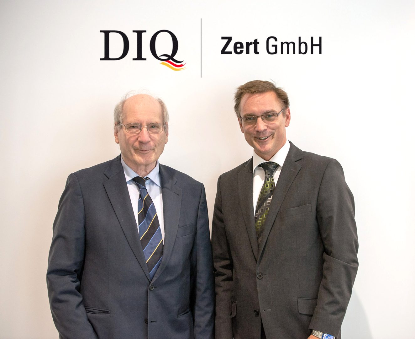 Reinhard klimmt (li.) und Prof. Dr.-Ing. Peter Köning